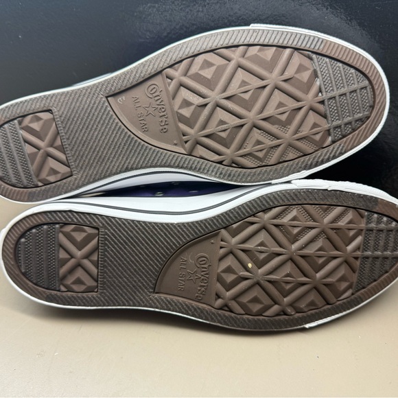 New Unisex Converse All Star Ox Low Top Electric Purple 137837F Size Men 8/W 10 - Picture 8 of 10